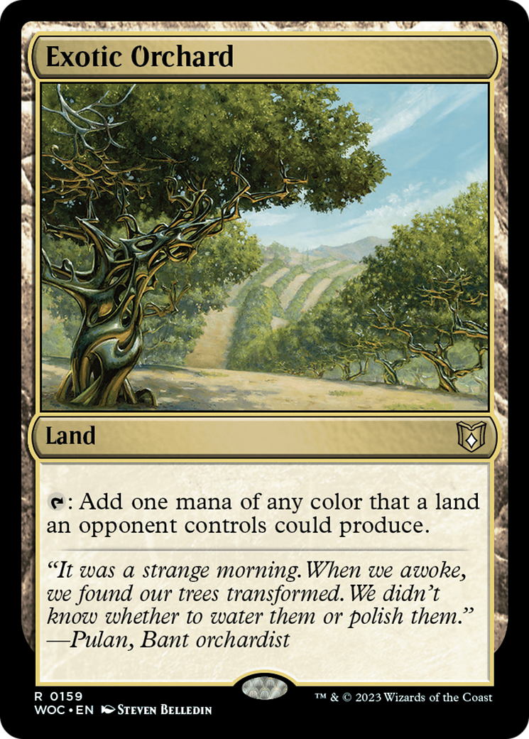 {R} Exotic Orchard [Wilds of Eldraine Commander][WOC 159]