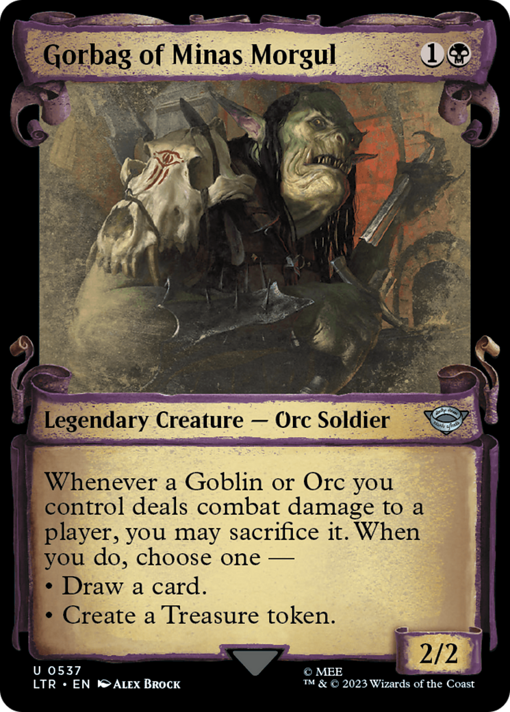 {C} Gorbag of Minas Morgul [The Lord of the Rings: Tales of Middle-Earth Showcase Scrolls][LTR 537]