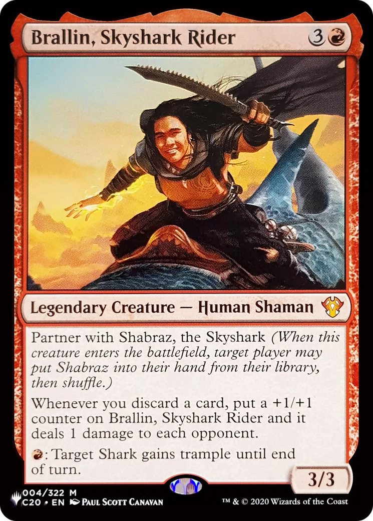 Brallin, Skyshark Rider [LIST 004/322]