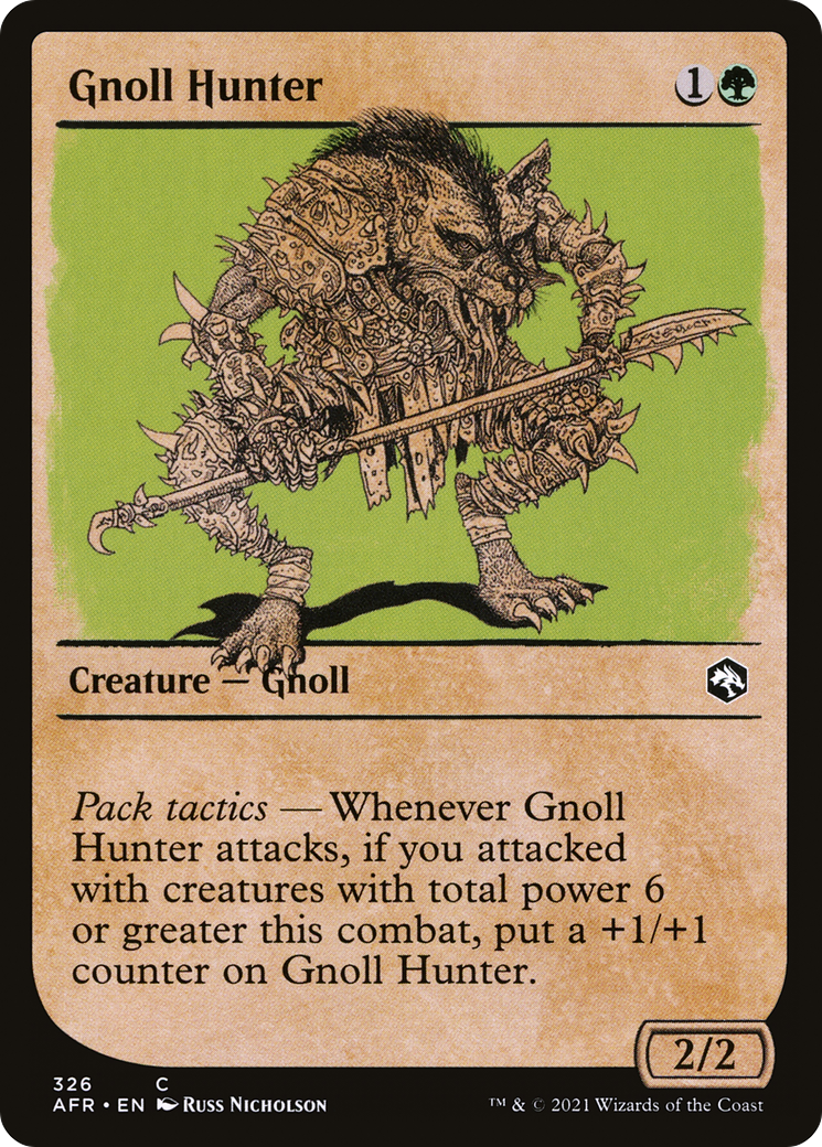 {C} Gnoll Hunter (Showcase) [Dungeons & Dragons: Adventures in the Forgotten Realms][AFR 326]