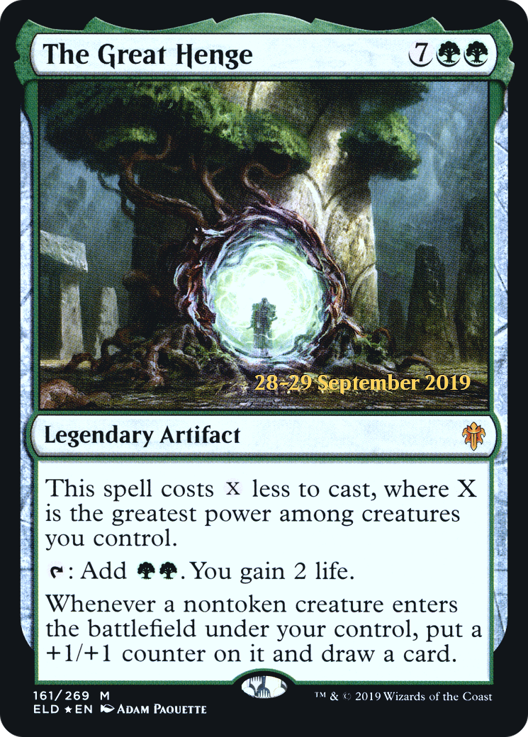 {R} The Great Henge [Throne of Eldraine Prerelease Promos][PR ELD 161]