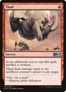 {C} Thud [Core Set 2019][M19 163] - Misty Mountain Games
