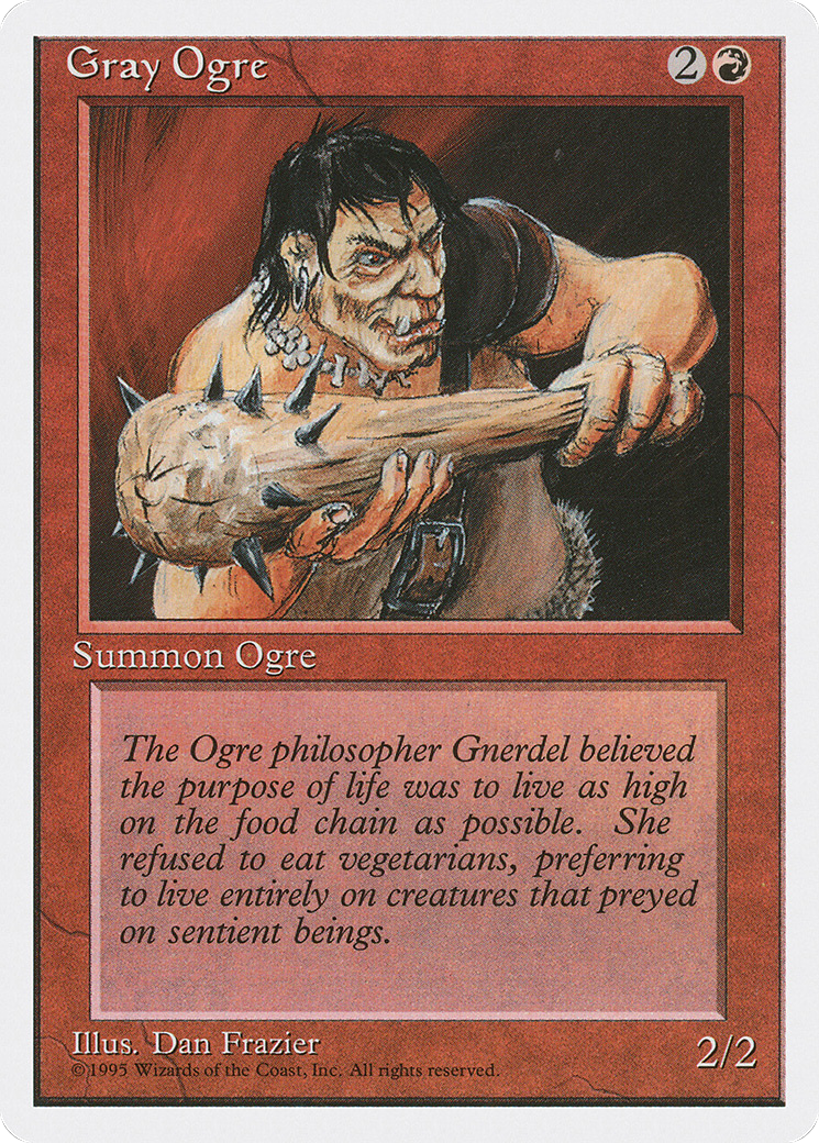 {C} Gray Ogre [Fourth Edition][4ED 200]