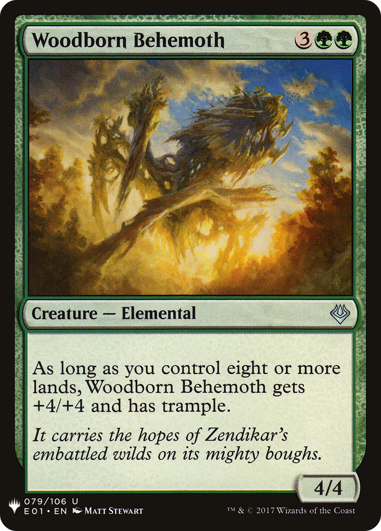 {C} Woodborn Behemoth [Mystery Booster][LS E01 079]