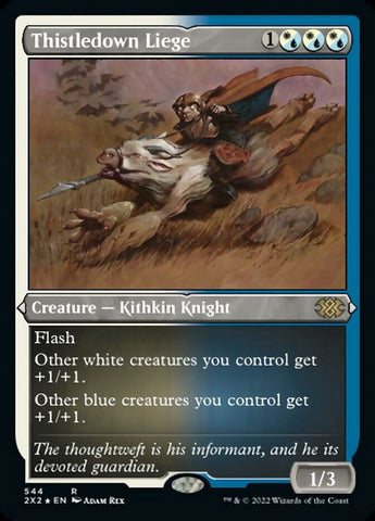 {R} Thistledown Liege (Foil Etched) [Double Masters 2022][2X2 544]