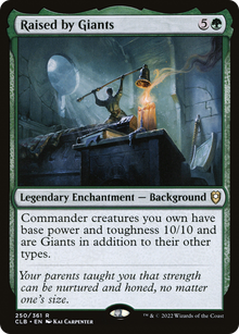 {R} Raised by Giants [Commander Legends: Battle for Baldur's Gate][CLB 250]
