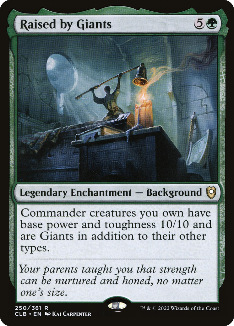 {R} Raised by Giants [Commander Legends: Battle for Baldur's Gate][CLB 250]