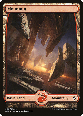 {B}[BFZ 268] Mountain (268) [Battle for Zendikar]