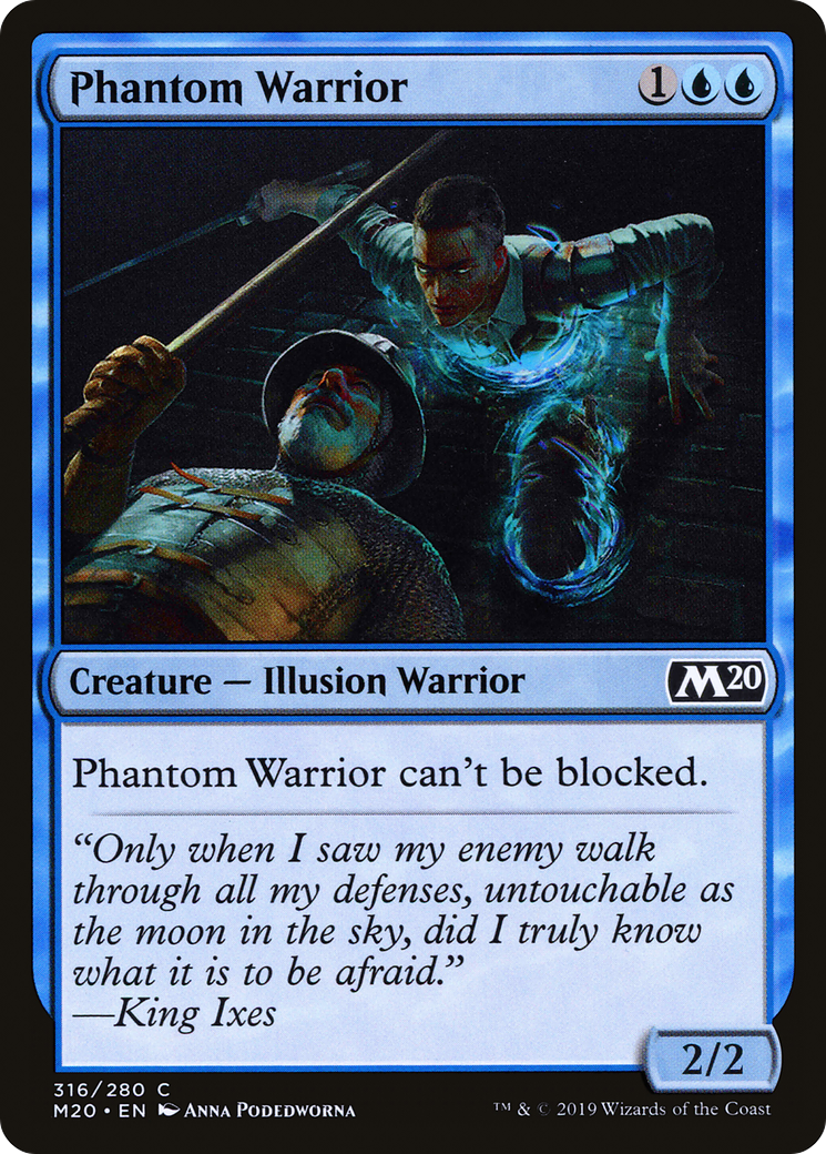 {C} Phantom Warrior [Core Set 2020][M20 316]