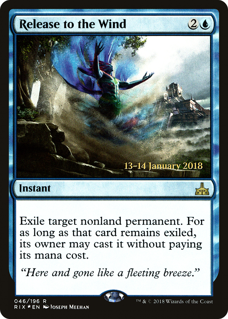{R} Release to the Wind [Rivals of Ixalan Prerelease Promos][PR RIX 046] - Misty Mountain Games