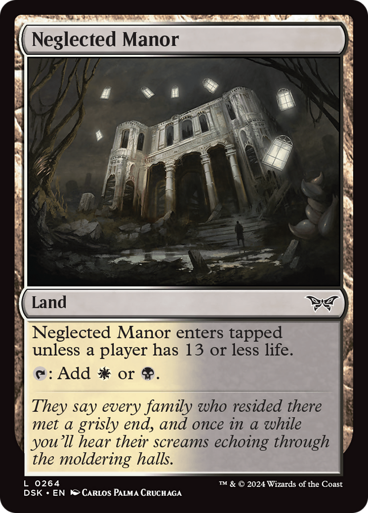 {@C} Neglected Manor [Duskmourn: House of Horror][DSK 264]