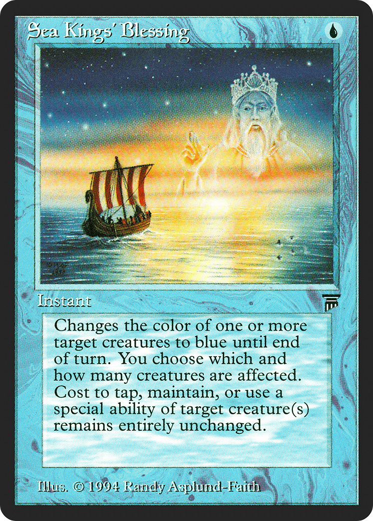 {C} Sea Kings' Blessing [Legends][LEG 075] - Misty Mountain Games
