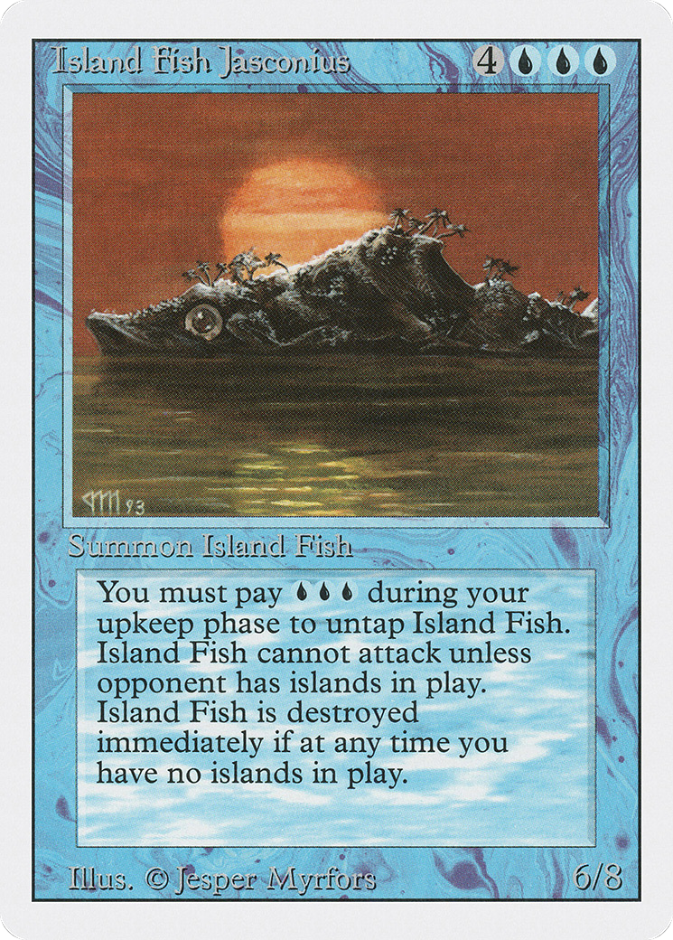 {R} Island Fish Jasconius [Revised Edition][3ED 061] - Misty Mountain Games