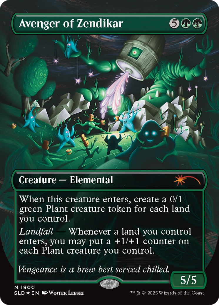 Avenger of Zendikar [SLD 1900]  (Borderless) Foil