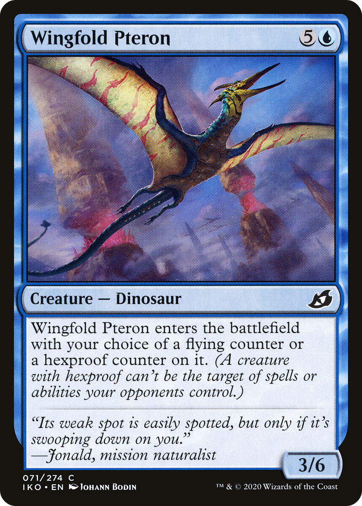 {C} Wingfold Pteron [Ikoria: Lair of Behemoths][IKO 071]