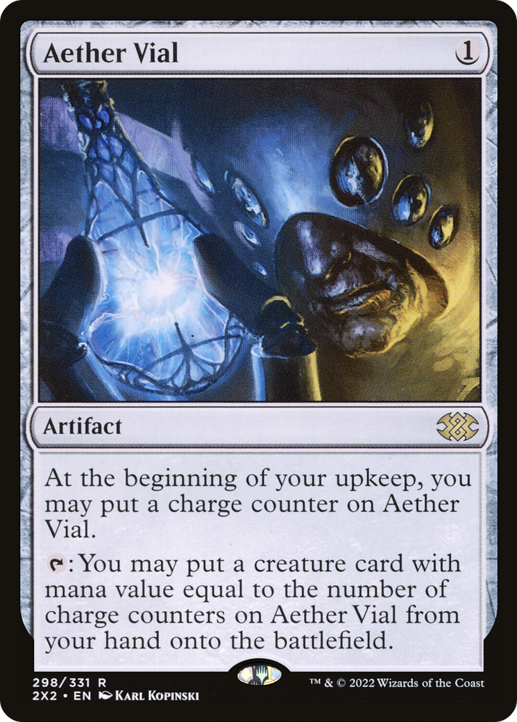 {R} Aether Vial [Double Masters 2022][2X2 298]