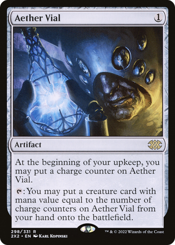 {R} Aether Vial [Double Masters 2022][2X2 298]