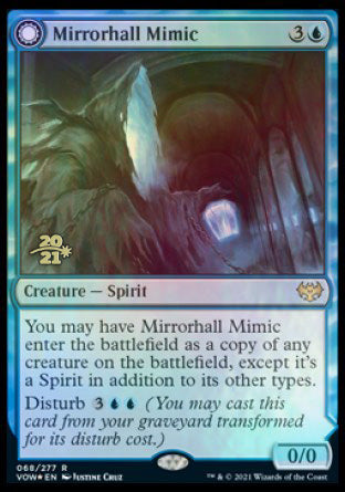 {R} Mirrorhall Mimic // Ghastly Mimicry [Innistrad: Crimson Vow Prerelease Promos][PR VOW 068]