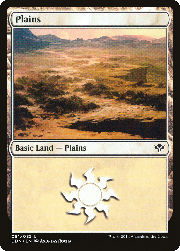 {B}[DDN 081] Plains (81) [Duel Decks: Speed vs. Cunning]