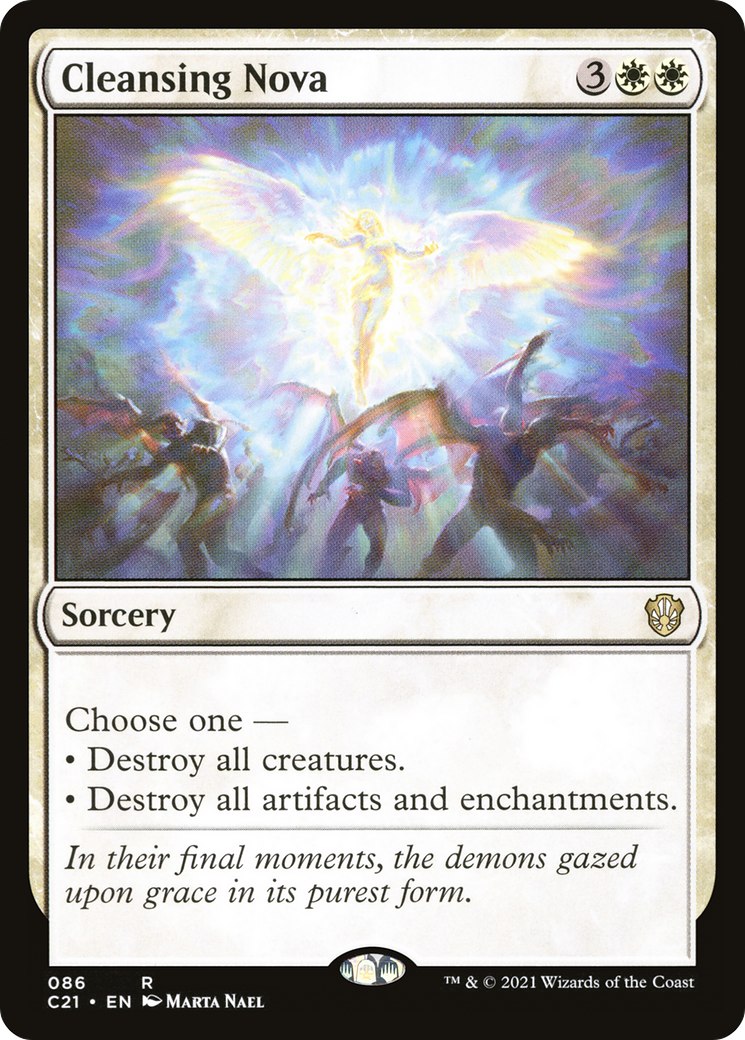 {R} Cleansing Nova [Commander 2021][C21 086]