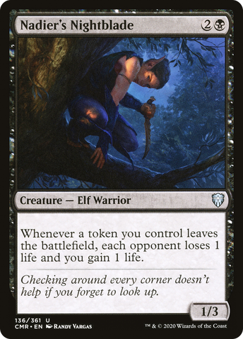 {C} Nadier's Nightblade [Commander Legends][CMR 136]