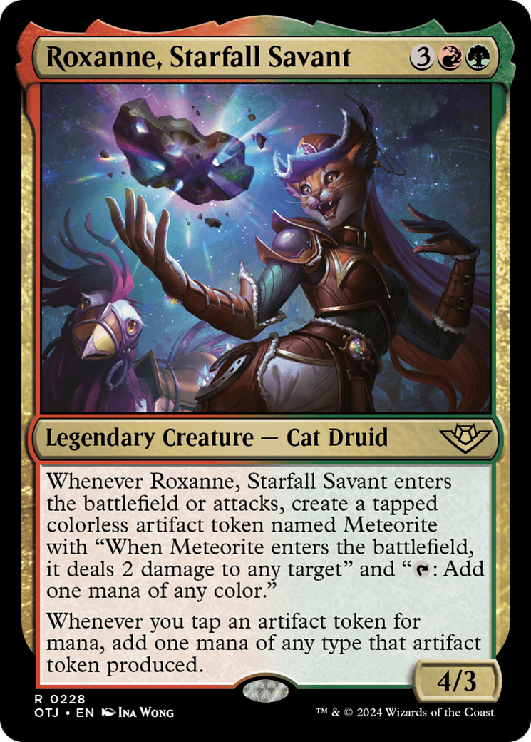 {@R} Roxanne, Starfall Savant [Outlaws of Thunder Junction][OTJ 228]