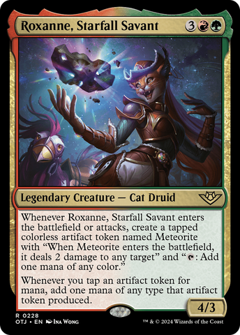 {@R} Roxanne, Starfall Savant [Outlaws of Thunder Junction][OTJ 228]