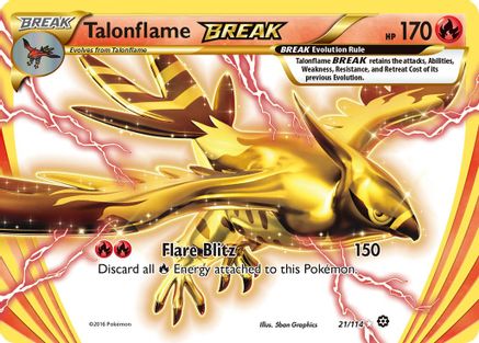 [PKM] Talonflame BREAK (21/114) [XY: Steam Siege]