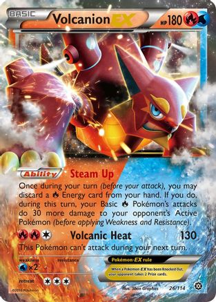 [PKM] Volcanion EX (26/114) [XY: Steam Siege]