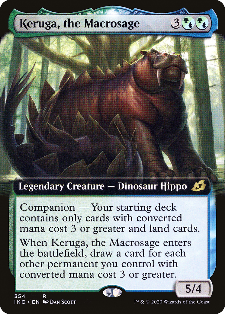 {R} Keruga, the Macrosage (Extended Art) [Ikoria: Lair of Behemoths][IKO 354]