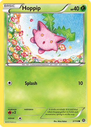 [PKM] Hoppip (3/114) [XY: Steam Siege]