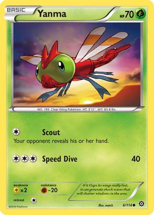 [PKM] Yanma (6/114) [XY: Steam Siege]
