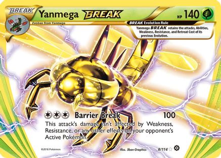 [PKM] Yanmega BREAK (8/114) [XY: Steam Siege]