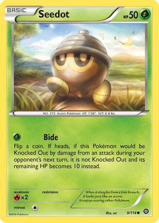 [PKM] Seedot (9/114) [XY: Steam Siege]