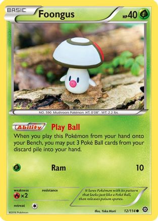 [PKM] Foongus (12/114) [XY: Steam Siege]