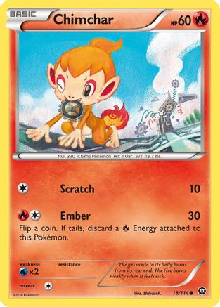 [PKM] Chimchar (18/114) [XY: Steam Siege]