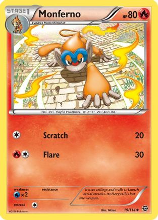 [PKM] Monferno (19/114) [XY: Steam Siege]