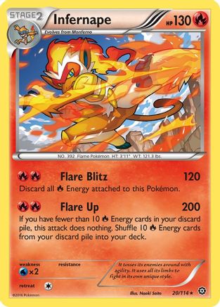 [PKM] Infernape (20/114) [XY: Steam Siege]
