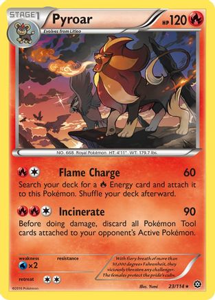 [PKM-R] Pyroar (23/114) [XY: Steam Siege]