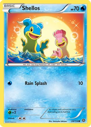 [PKM] Shellos (28/114) [XY: Steam Siege]