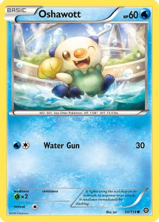 [PKM] Oshawott (30/114) [XY: Steam Siege]