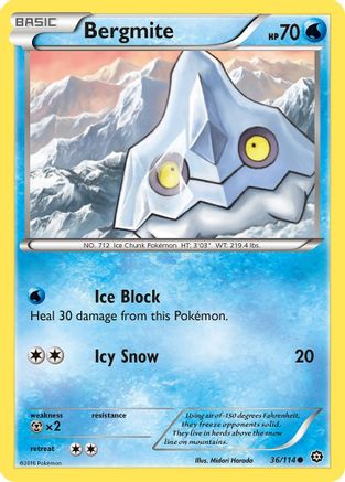 [PKM] Bergmite (36/114) [XY: Steam Siege]