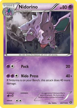 [PKM] Nidorino (44/114) [XY: Steam Siege]