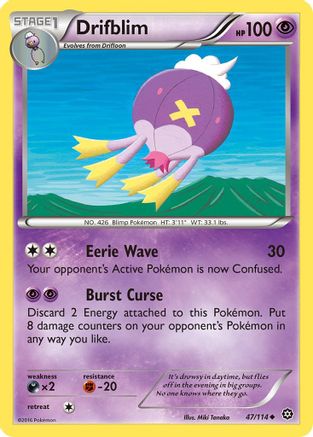 [PKM] Drifblim (47/114) [XY: Steam Siege]
