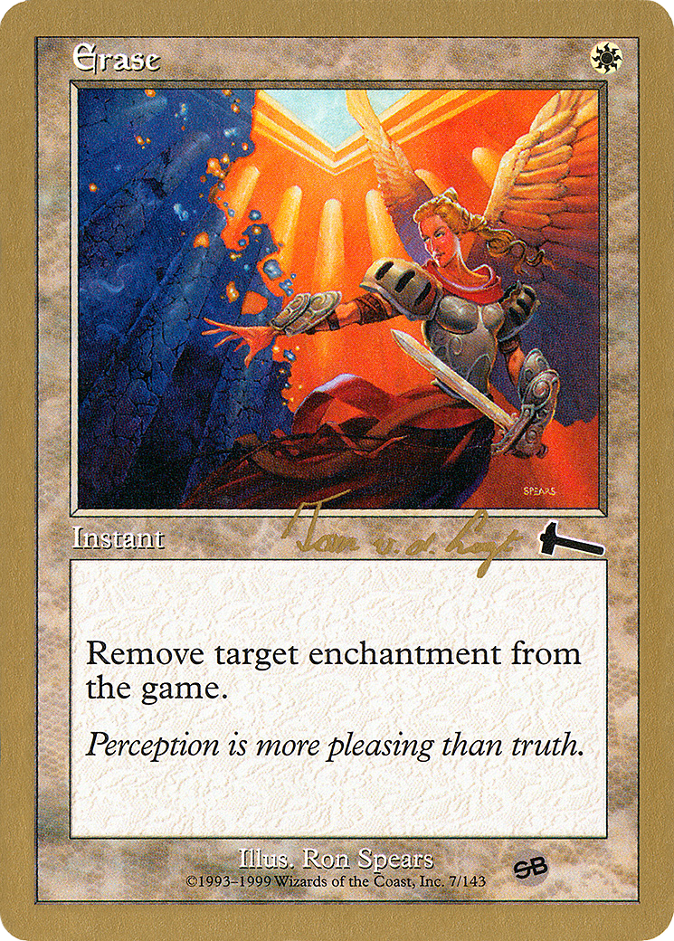 {C} Erase (Tom van de Logt) (SB) [World Championship Decks 2000][GB WC00 TVDL7SB]