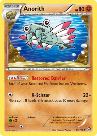 [PKM] Anorith (56/114) [XY: Steam Siege]