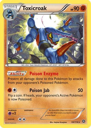 [PKM] Toxicroak (59/114) [XY: Steam Siege]