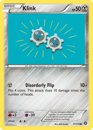 [PKM] Klink (71/114) [XY: Steam Siege]