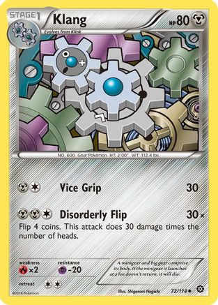 [PKM] Klang (72/114) [XY: Steam Siege]
