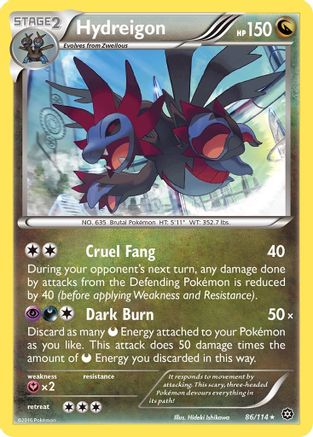 [PKM] Hydreigon (86/114) [XY: Steam Siege]